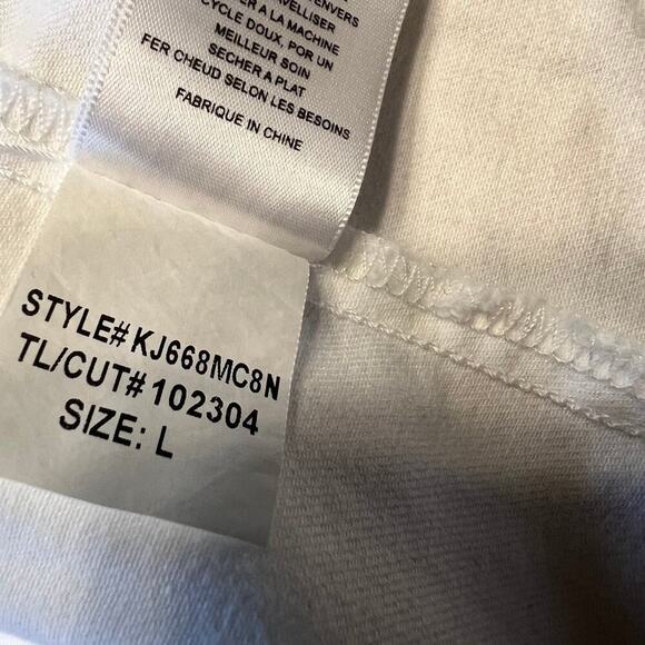 Kut from the Kloth  White Denim women’s large stretch jacket - Picture 11 of 12
